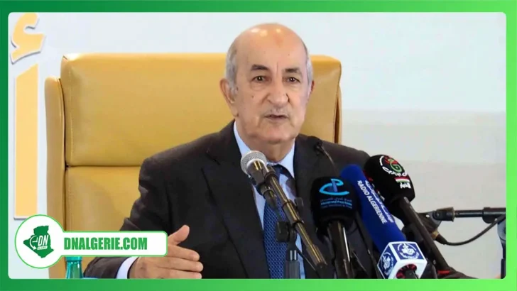 Montage : Abdelmadjid Tebboune, Tebboune président algérien