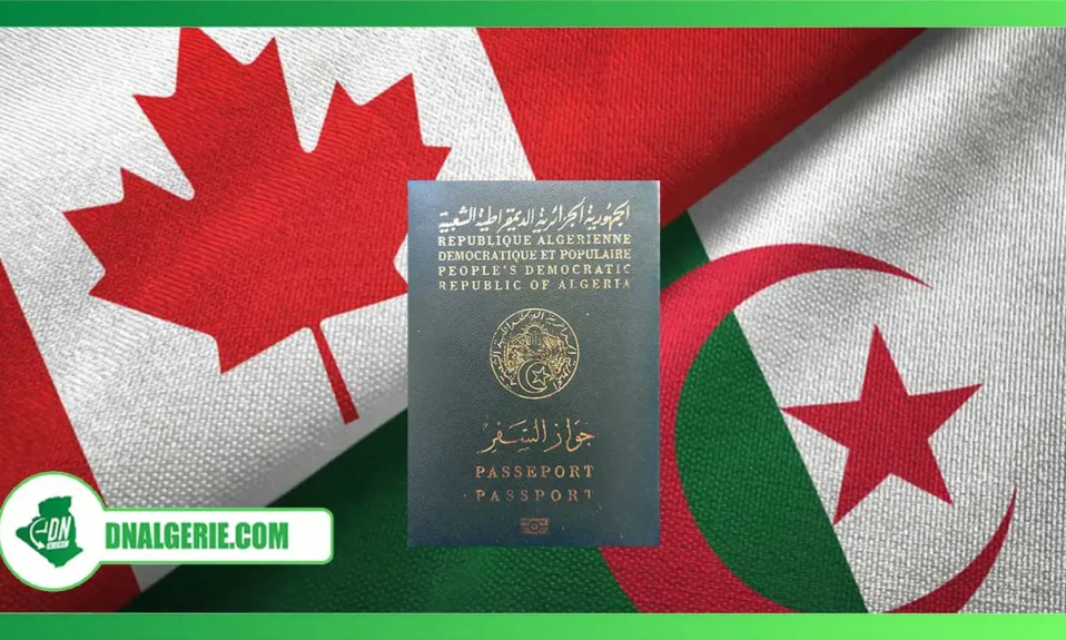 Montage : immigration au Canada pour les algériens