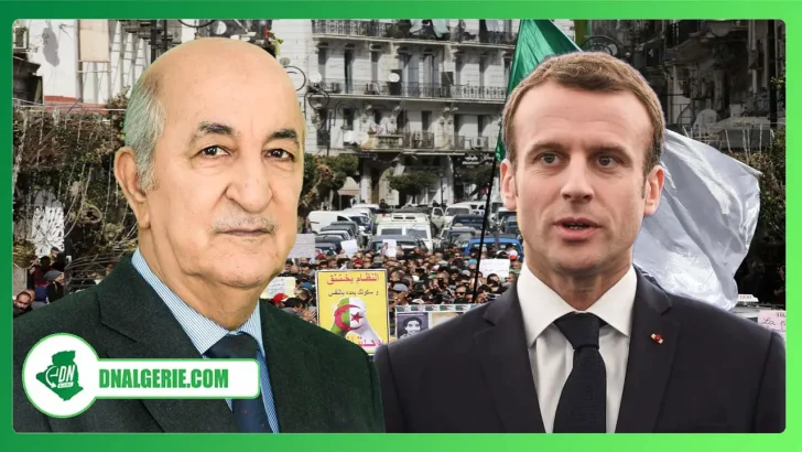 Montage : Tebboune-Macron-Hirak Algérie-France