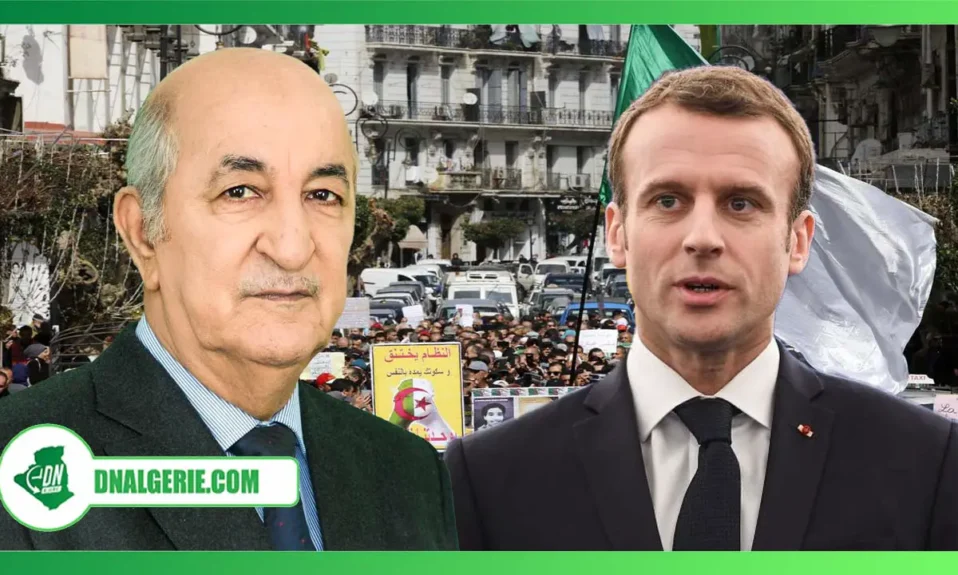 Montage : Tebboune-Macron-Hirak Algérie-France