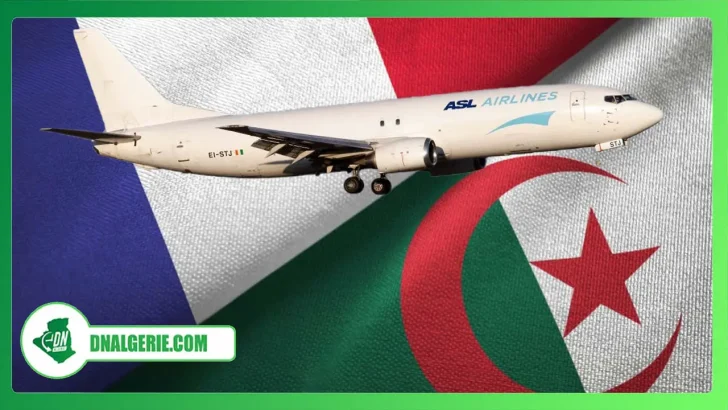 Montage : avion d'ASL Airlines, vols de rapatriement depuis l'Algérie, vols spéciaux depuis l'Algérie vers la France, vols spéciaux pour la France