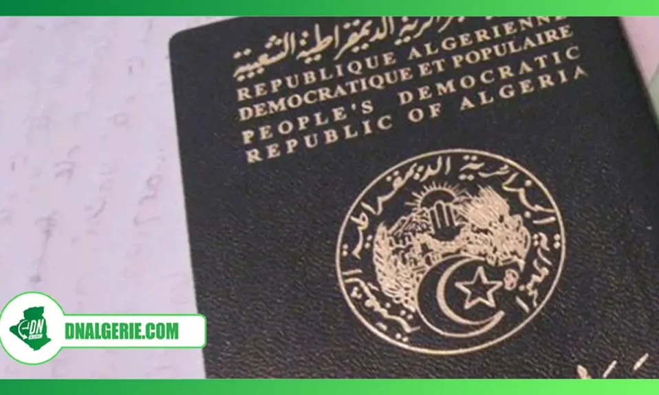 Montage : passeport algérien, visas pour les Emirats aux algériens