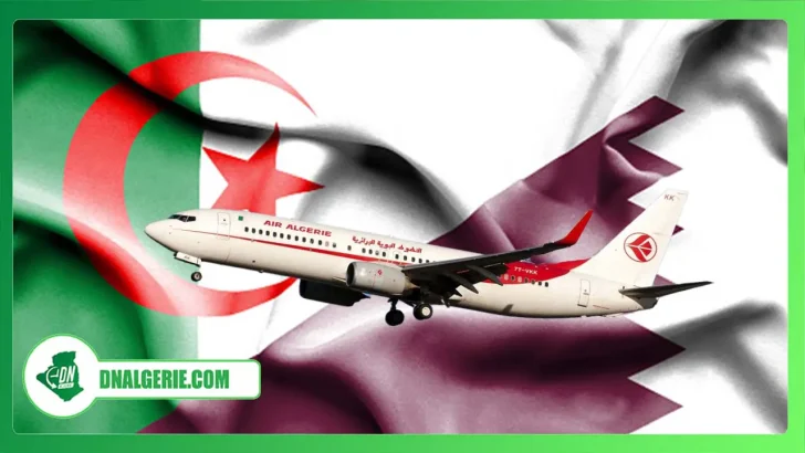 Montage : avion Air Algérie, rapatriement Qatar Algérie