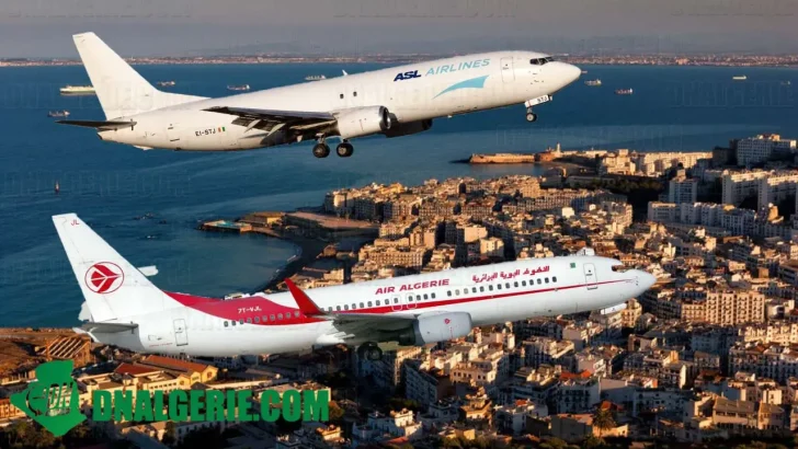 Montages : avions ASL Airlines, Vols de rapatriement vers l'Algérie,