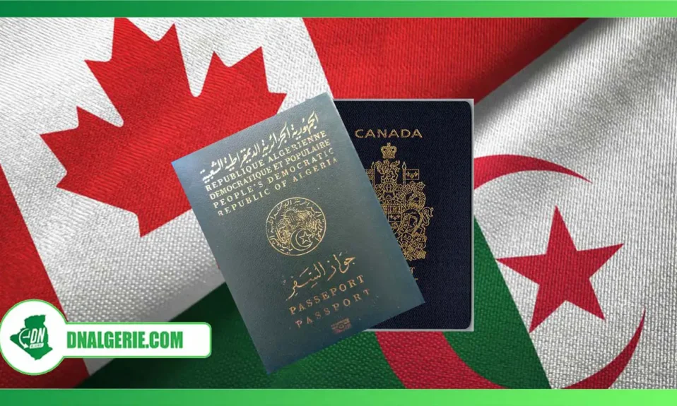 Montage : visas au Canada pour les algériens