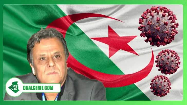 Montage ! Pr Mahyaoui, drapeau Algérie, situation sanitaire en Algérie