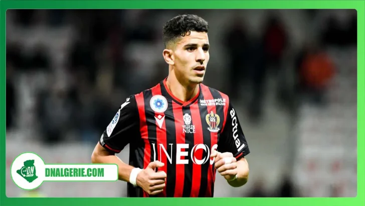 Montage : Youcef Atal en tenue de l'OGC Nice