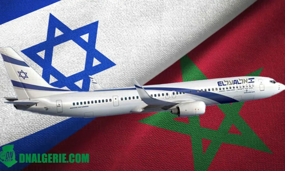 Montage : vol israël maroc algérie