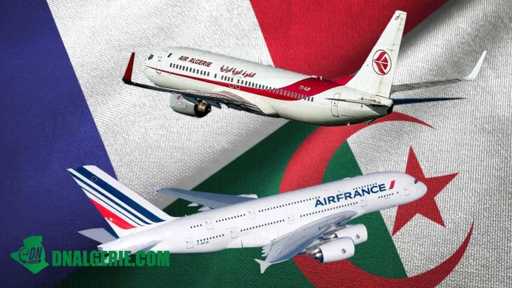 Montage : Algérie rapatriement, avions Air Algérie et Air France