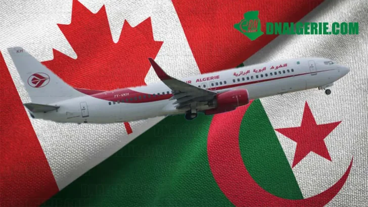 Montage : avion Air Algérie, rapatriement Canada Algérie