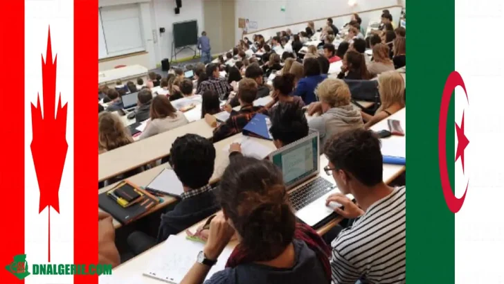 Montage : étudiants algériens Canada