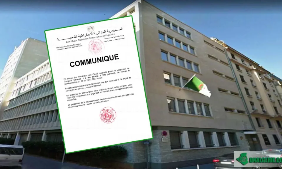 Fermeture consulat d'Algérie Lyon