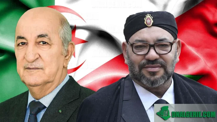 Montage : Tebboune, Mohammed 6, Polémique Algérie Maroc