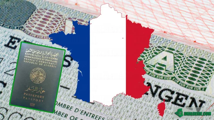 Montage : visas France pour les algériens