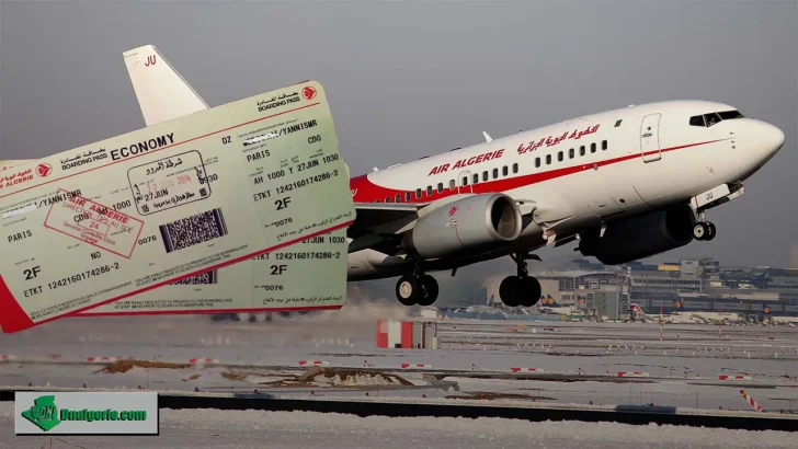 Montage : Billets d'avion Air Algérie