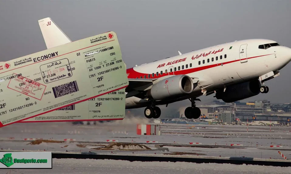 Montage : Billets d'avion Algérie