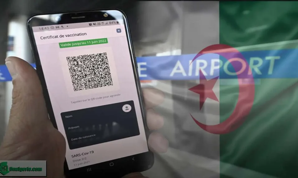 Pass Sanitaire obligatoire en Algérie
