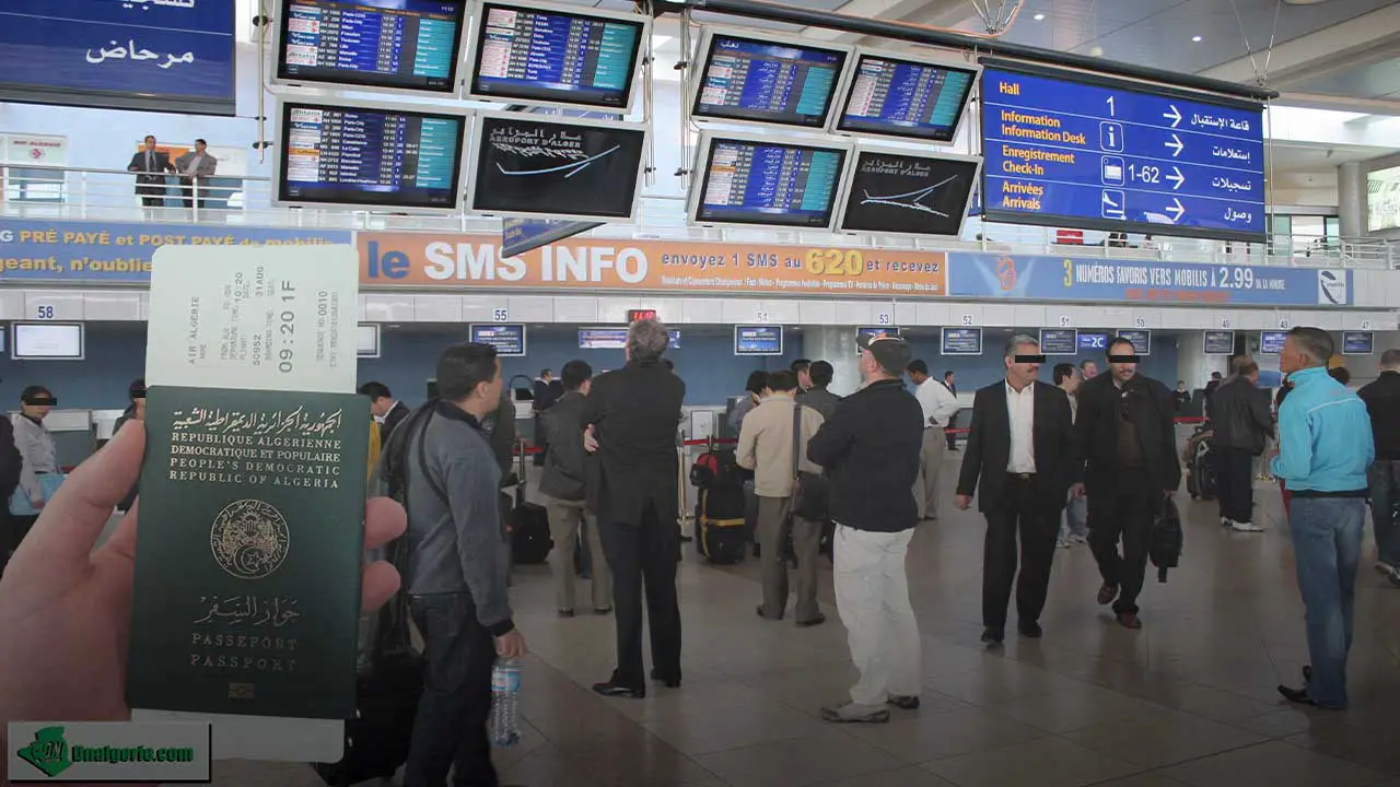 Aéroport Alger police frontières