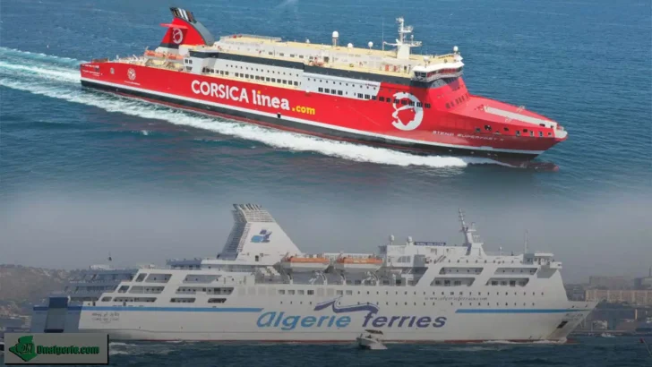 Voyages Algérie compagnie française Corsica Linea