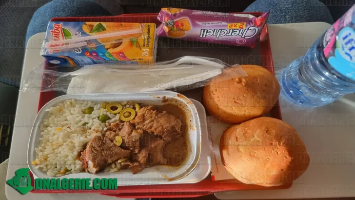 Air Algérie repas accueil