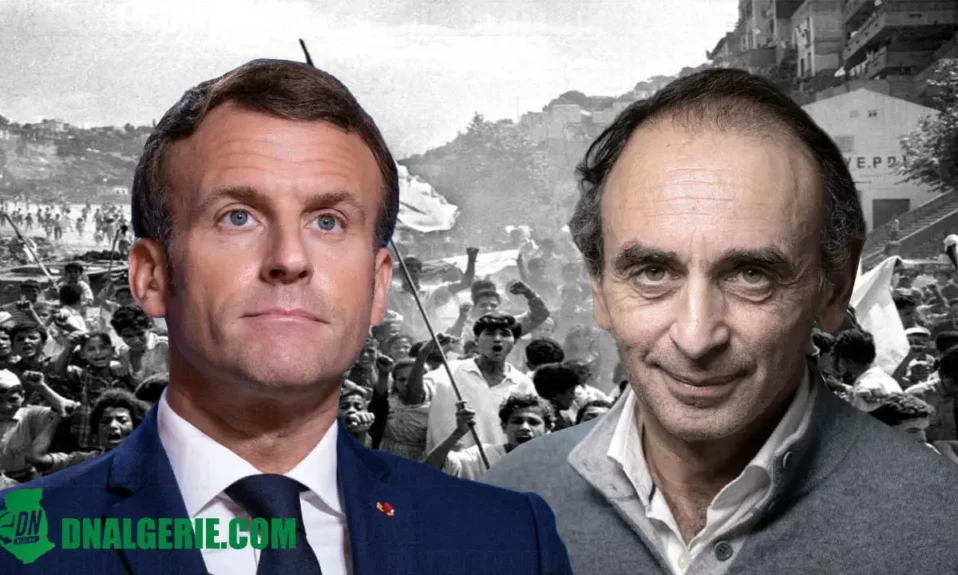 Algériens France Macron