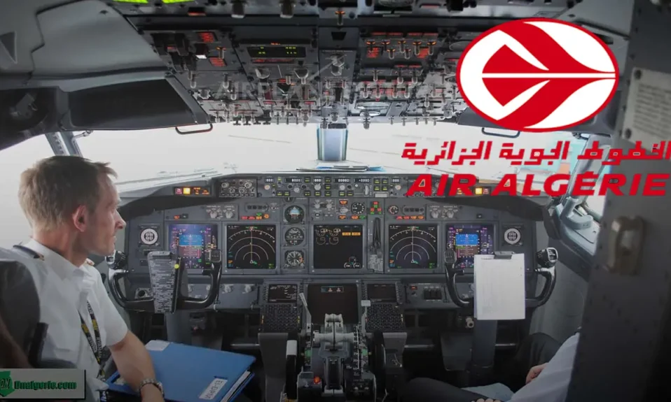 Air Algérie pilote geste