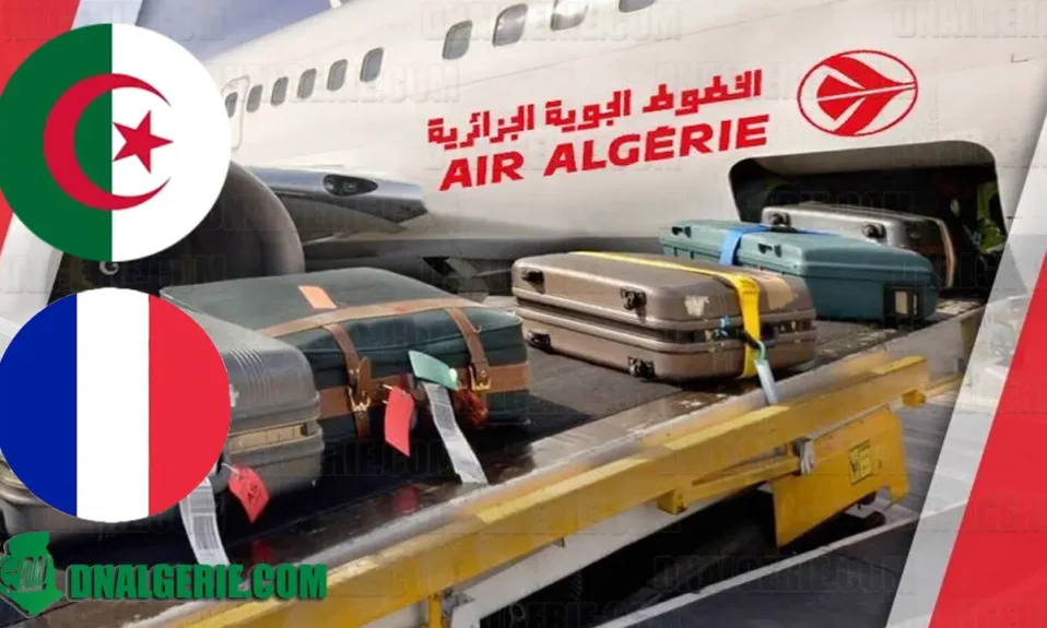 Algérienne France bagages