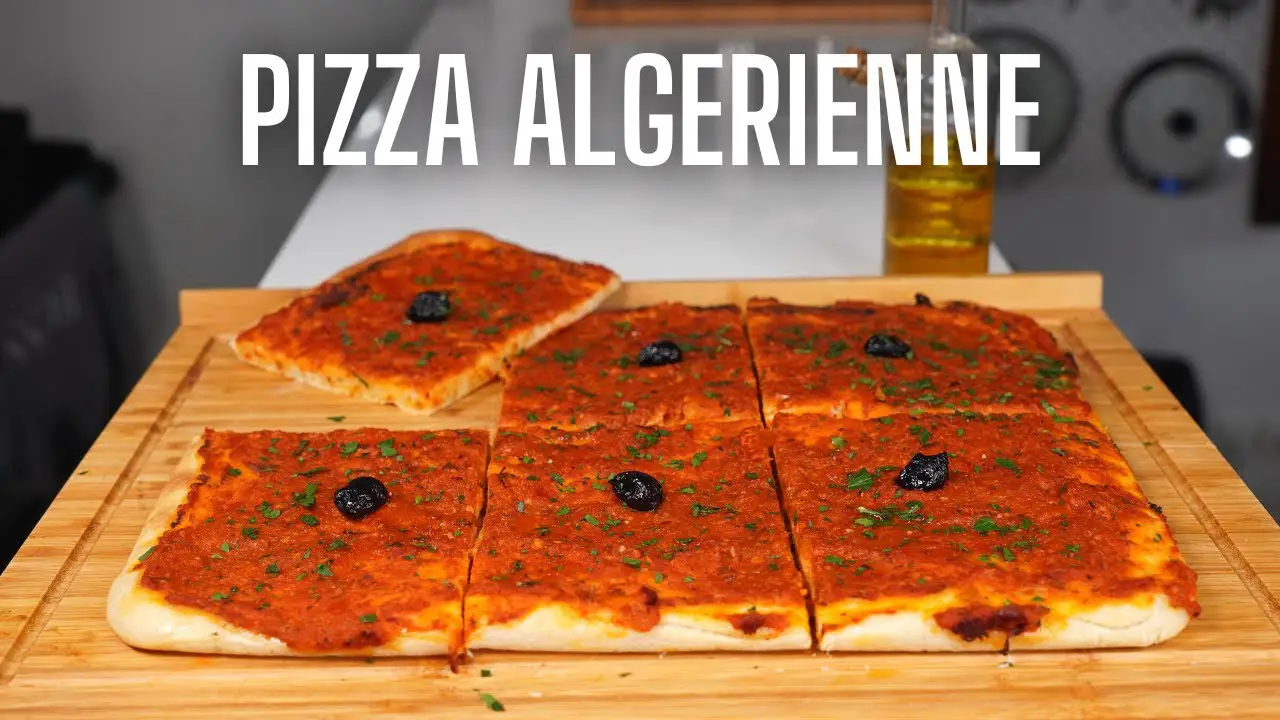 Algérie pizza carrée