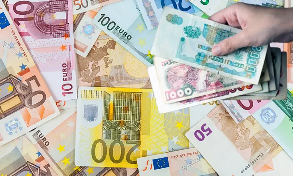 euro change dinar algérien