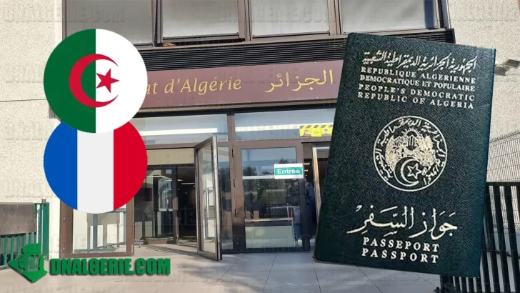 France passeport algérien