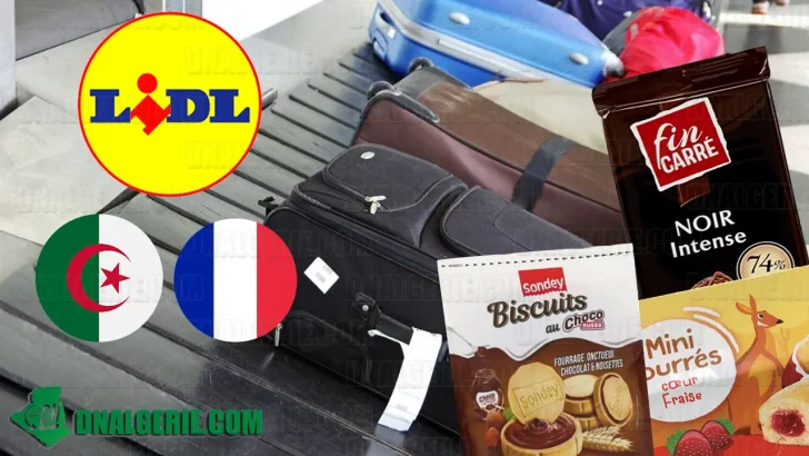 Algérienne France bagages Lidl