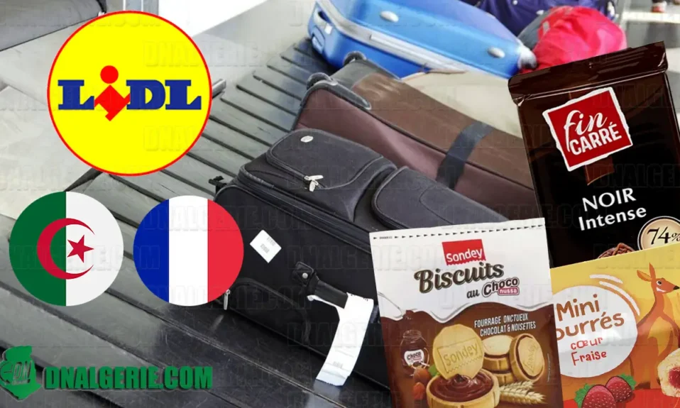 Algérienne France bagages Lidl