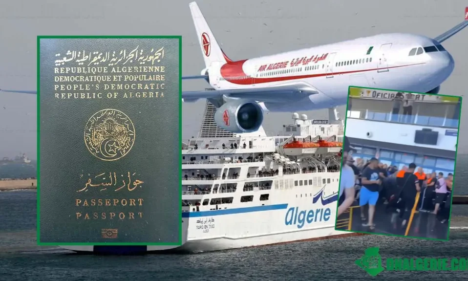 voyageurs algériens Europe