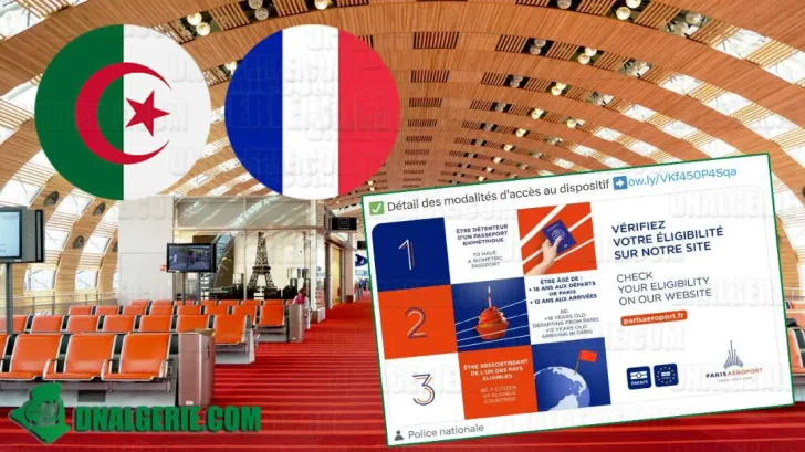 Algériens France Paris aéroports