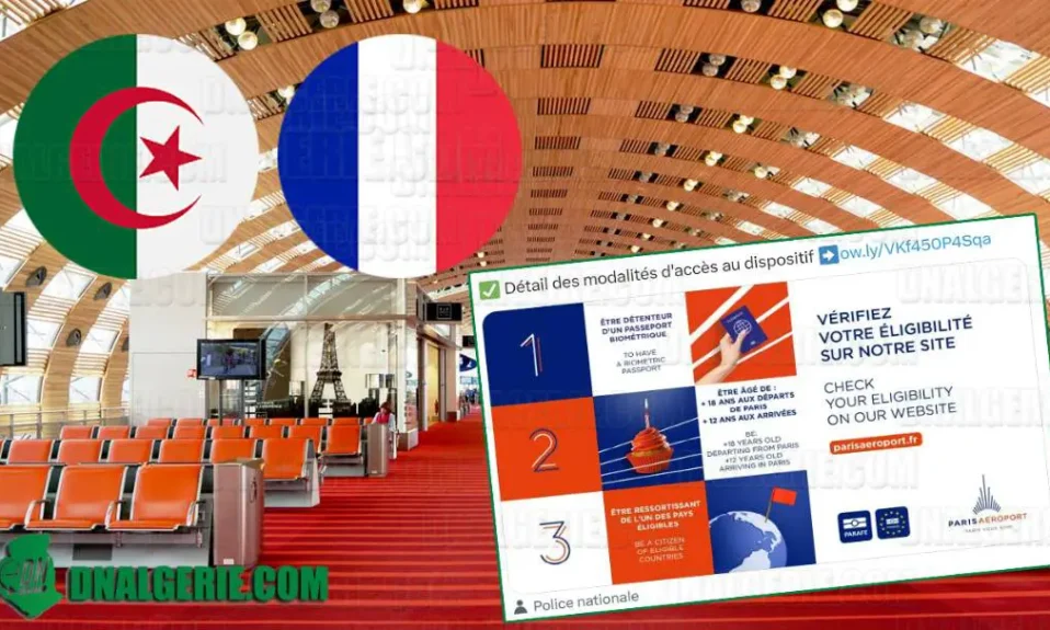 Algériens France Paris aéroports