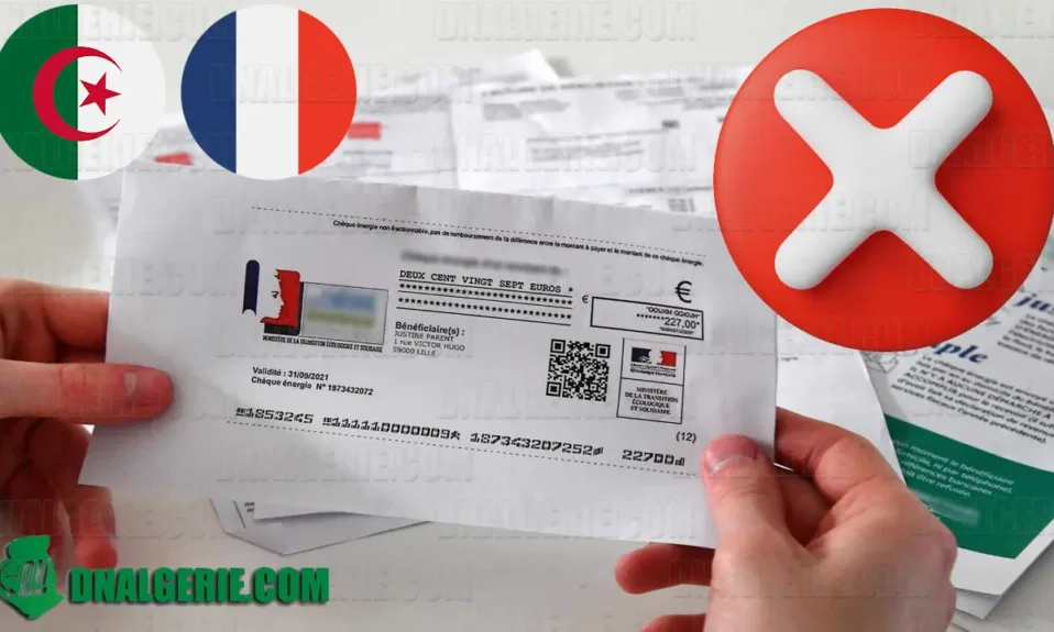 Algériens France chèque énergie