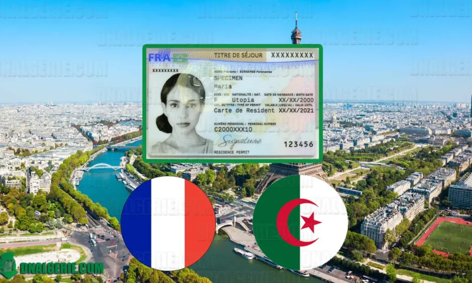 Algériens titre séjour France