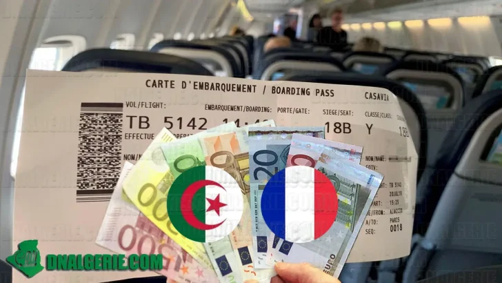 Algériens France billets avion