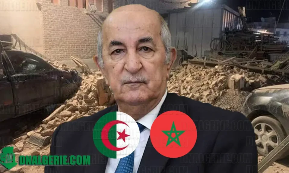 Algérie séisme Maroc