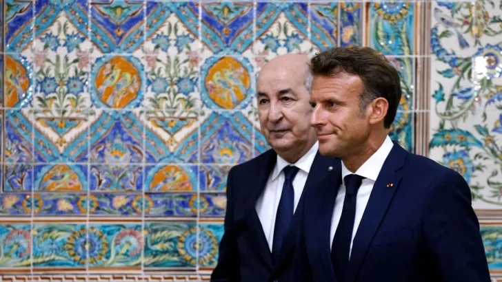 Macron Tebboune visite en France