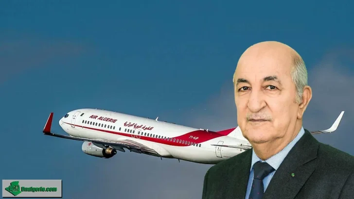 Tebboune Air Algérie sortie