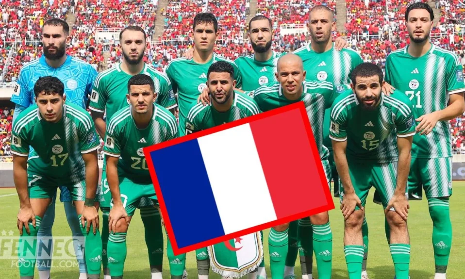 équipe Algérie voyage France