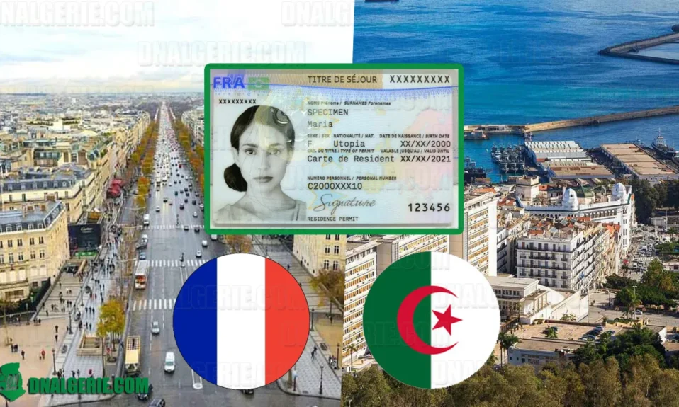 Algériens titre de séjour France