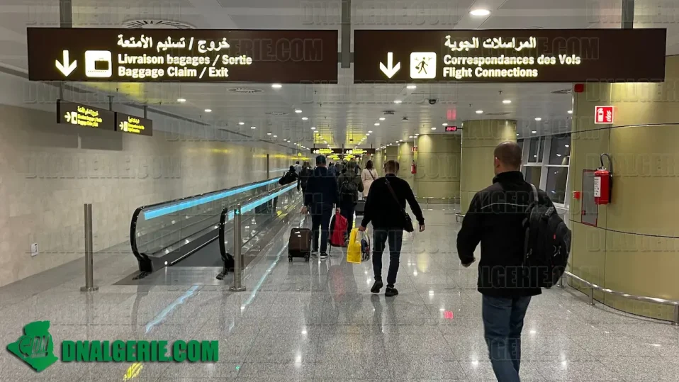 Aéroport d’Alger Houari Boumediene terminal des arrivées