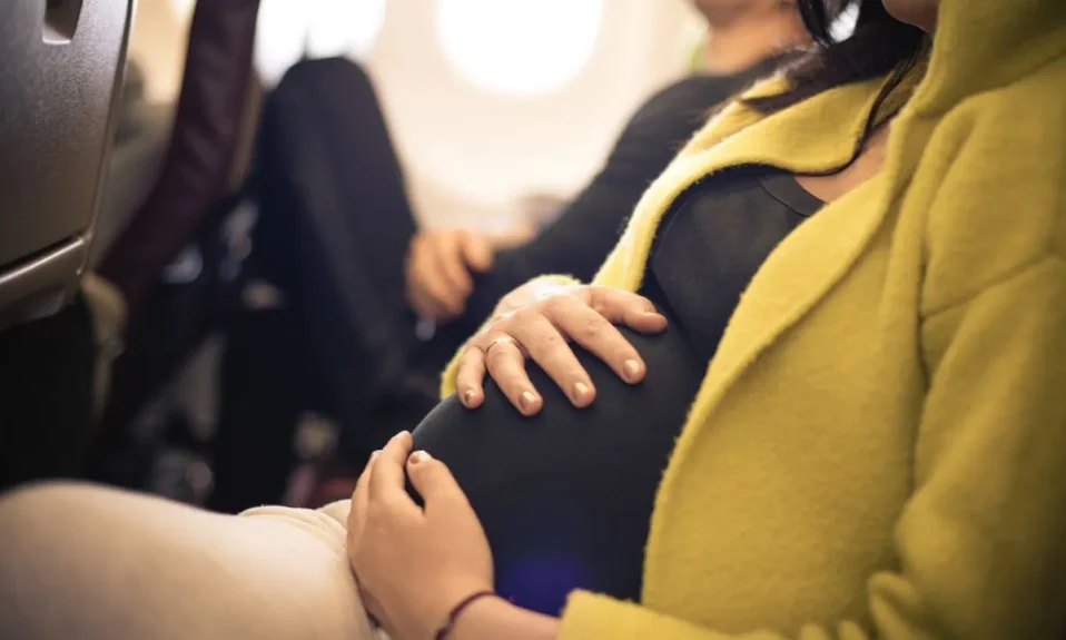 Air Maroc femme enceinte
