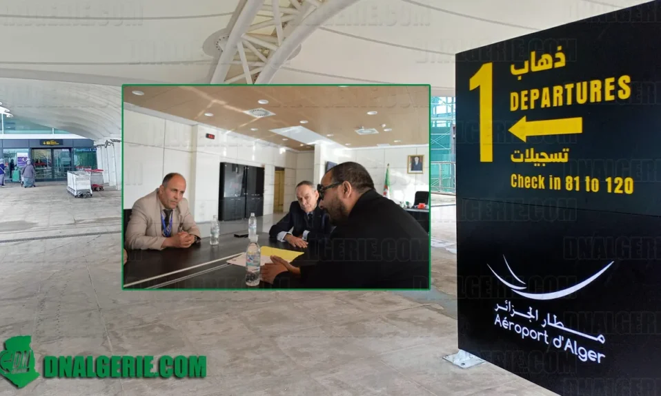 Aéroport international Alger intelligence artificielle