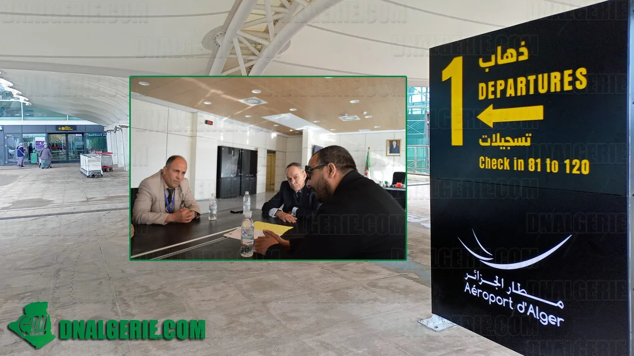 Aéroport international Alger intelligence artificielle