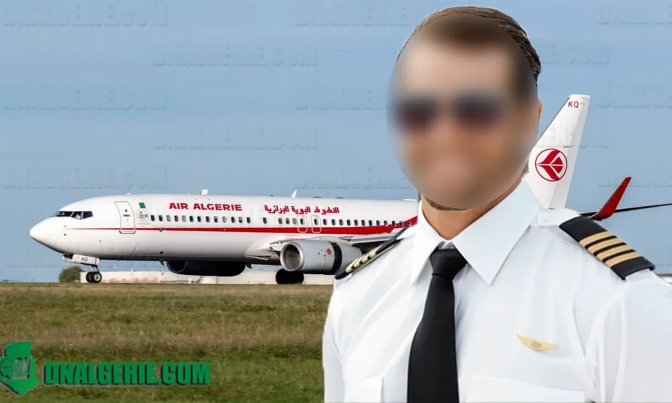 Pilote Air Algérie scène saisissante