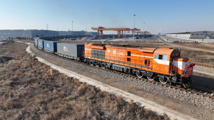 Train à conteneurs Algérie