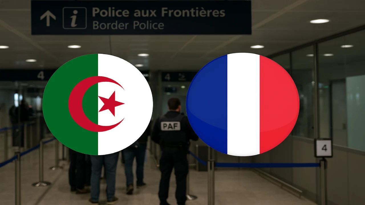 Algériens Roissy PAF